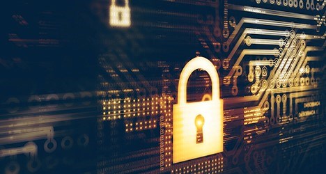 Smart city with digital lock symbolizing smarter Zero Trust application protection and secure network access