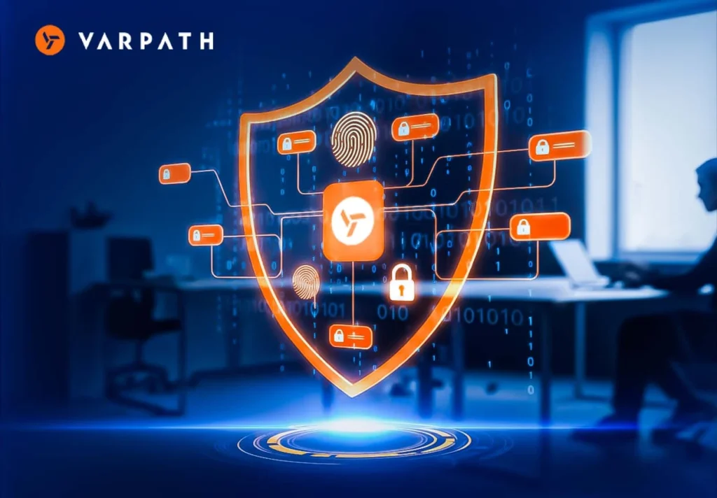 Business data protected through full disk encryption and access control