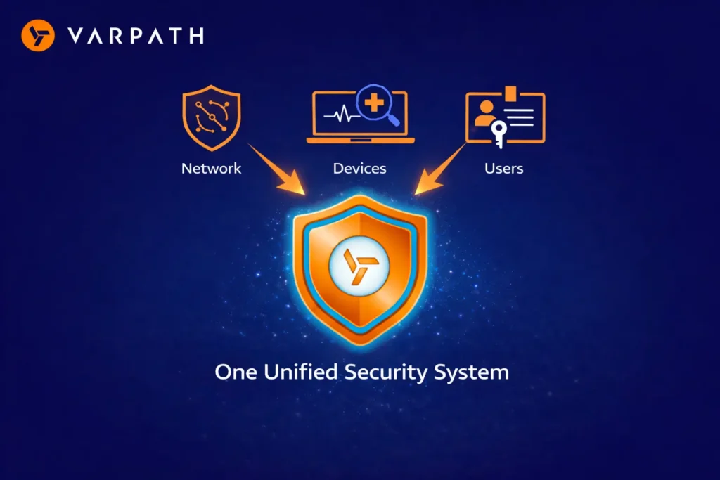 extended detection and response system combining network, devices, and users into one security platform